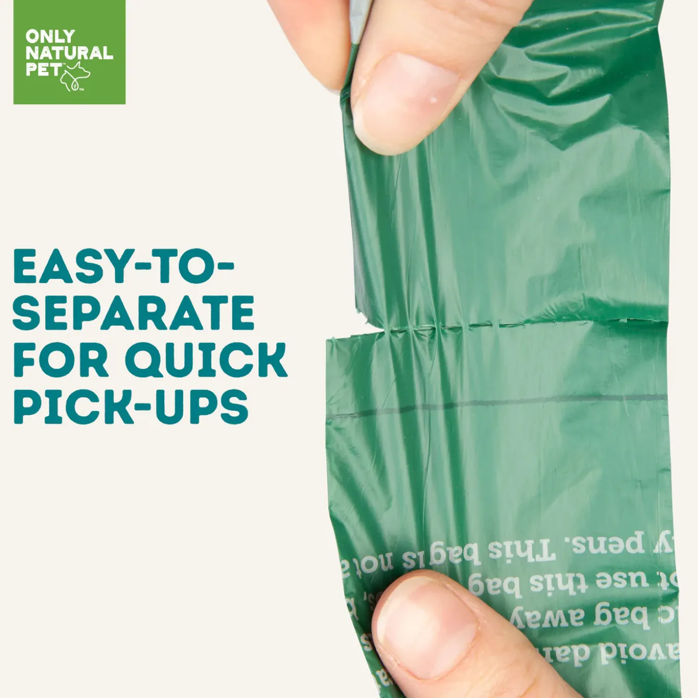 Only Natural Pet 100% Post-Consumer Recycled Unscented Dog Poop Bags