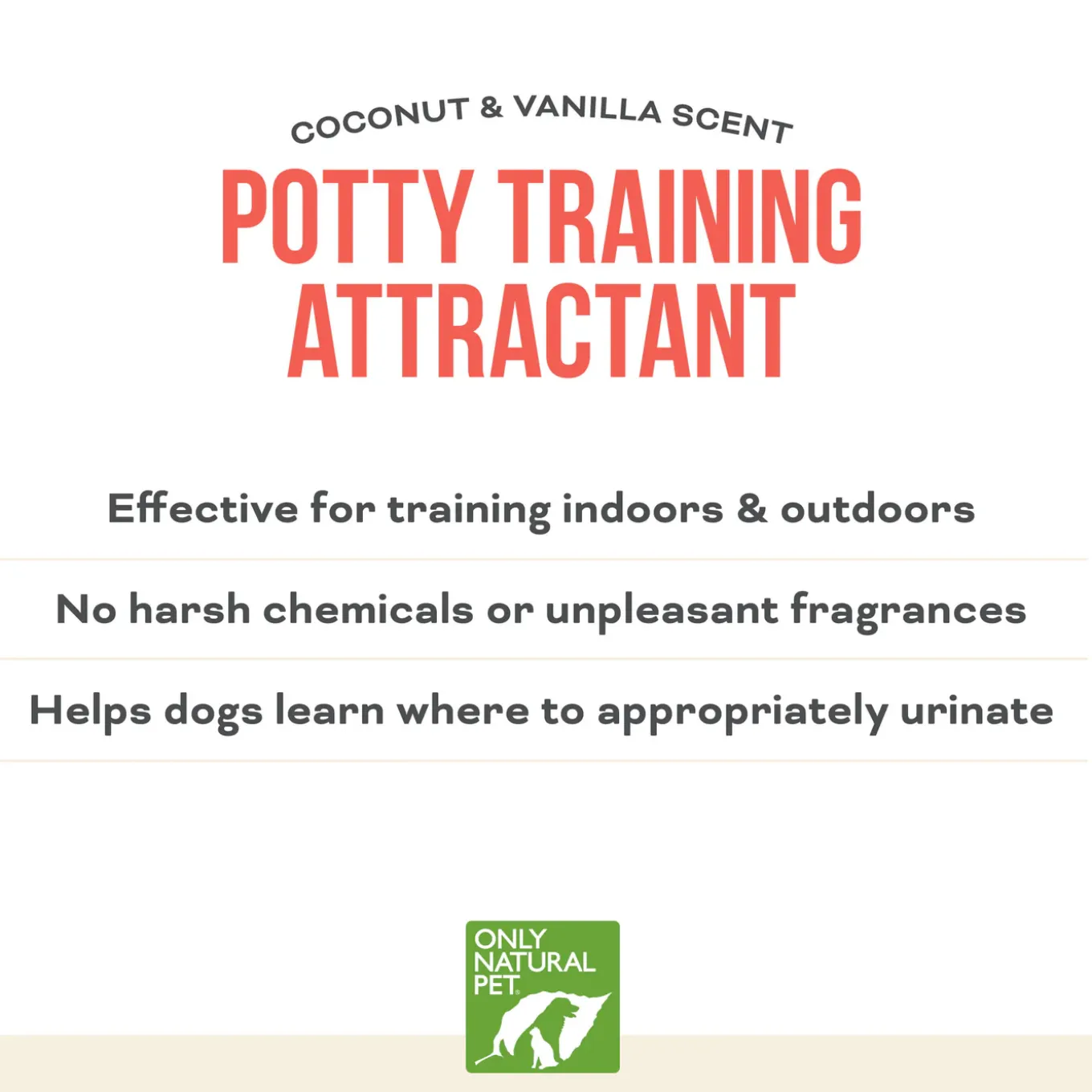 Only Natural Pet Dog Potty Training Spray