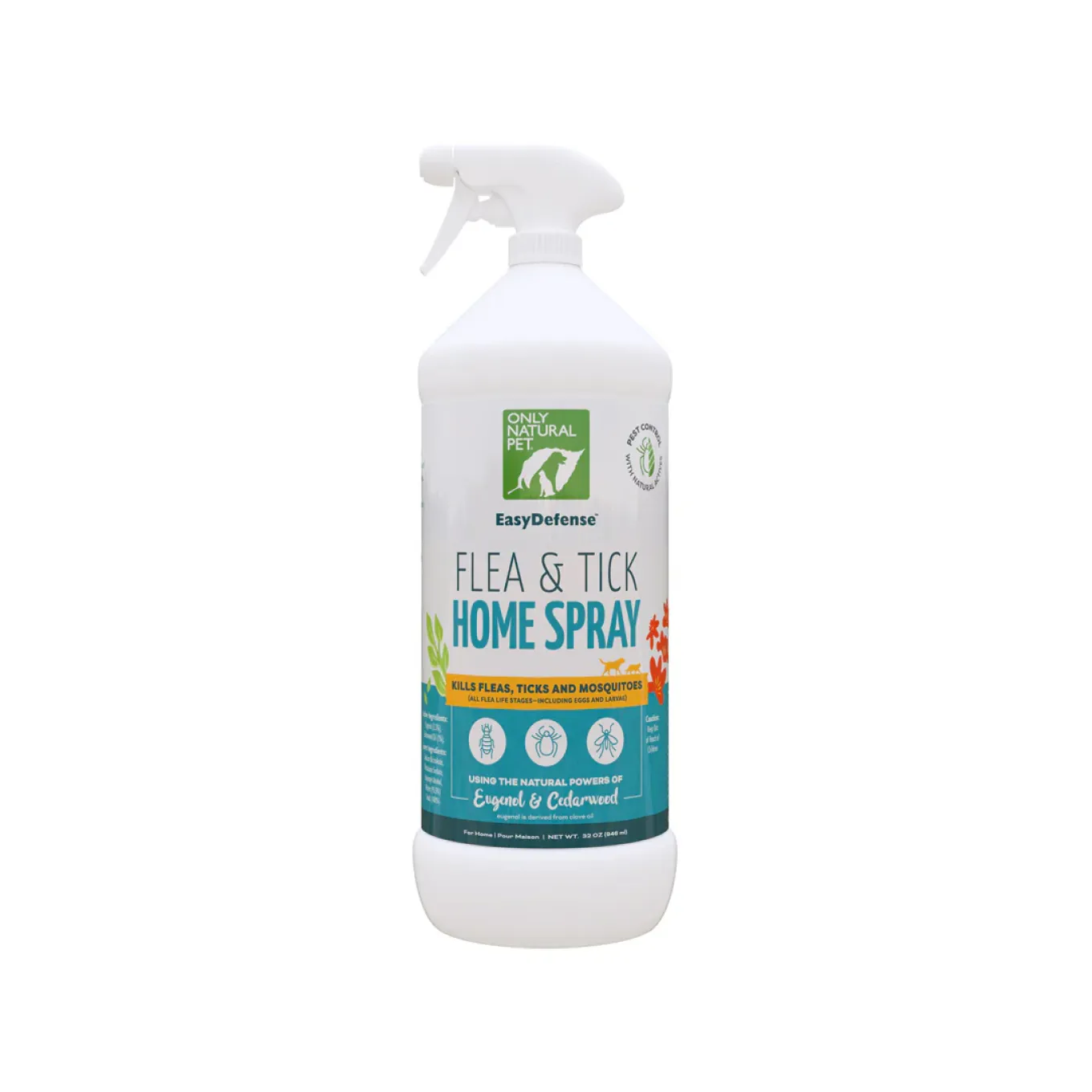 Only Natural Pet EasyDefense Flea & Tick Home Spray for Dogs & Cats
