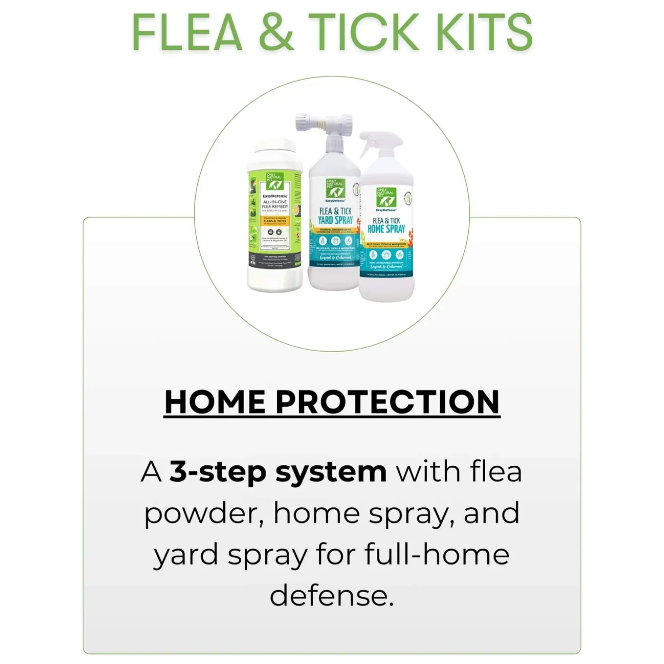 Only Natural Pet Flea & Tick Kits for Dogs