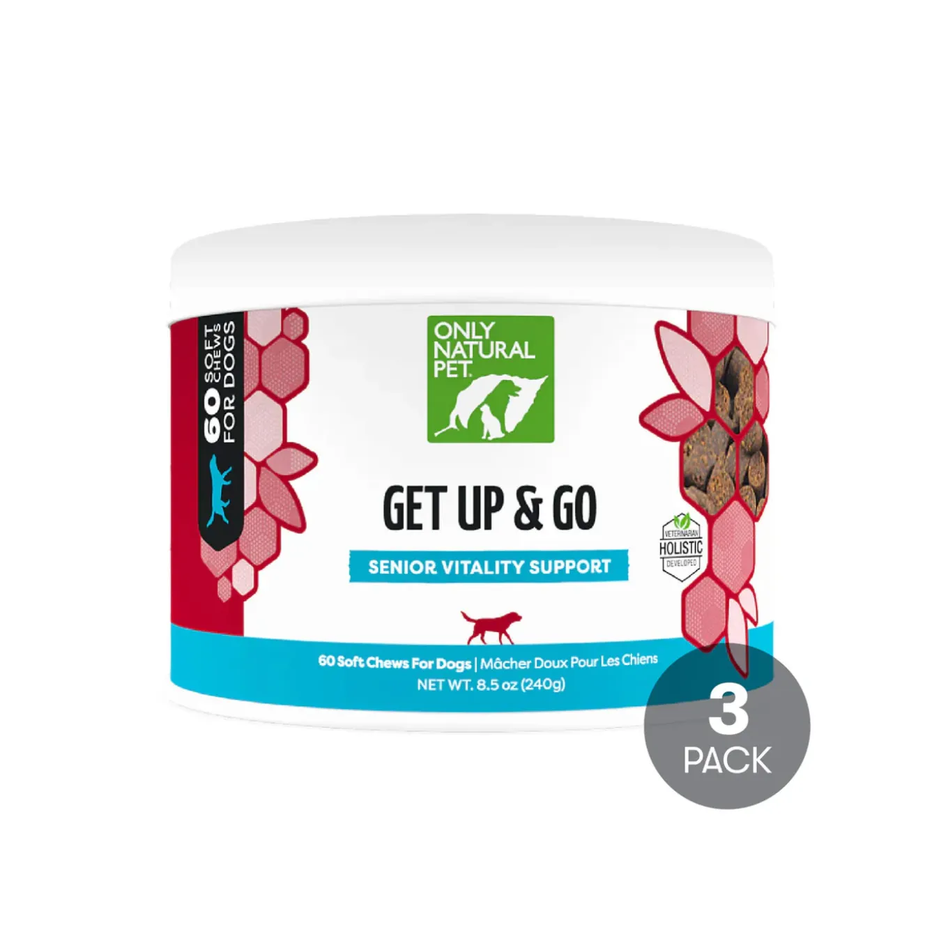 Only Natural Pet Get Up & Go Joint Support Supplement Soft Chews for Dogs