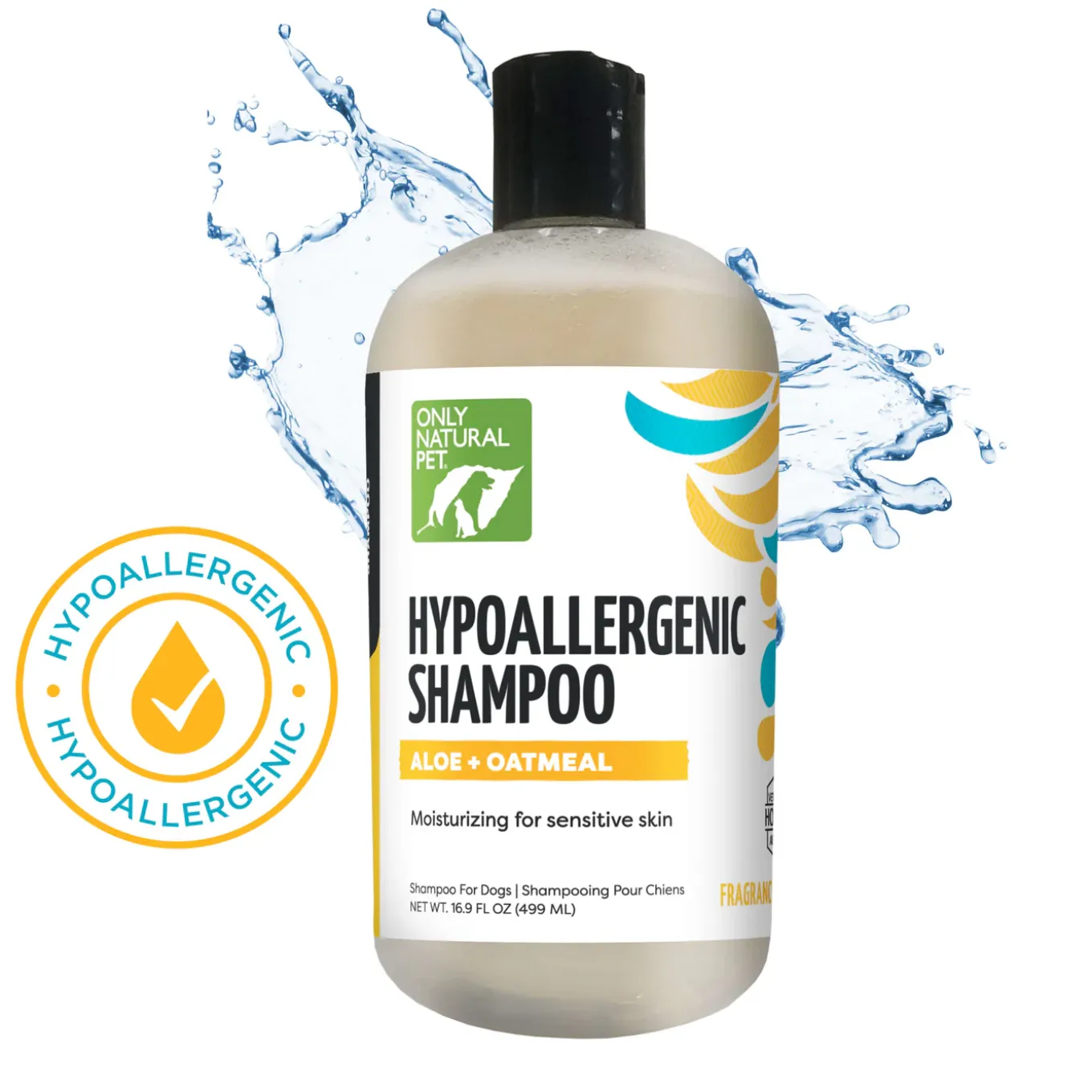 Only Natural Pet Hypoallergenic Shampoo Aloe + Oatmeal for Dogs