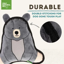 Only Natural Pet Mountain Friends Recycled Plush Dog Toys
