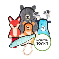 Only Natural Pet Mountain Friends Recycled Plush Dog Toys