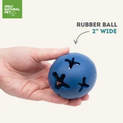 Only Natural Pet Natural Rubber Boredom Buster Treat Stuffer Dog Toys