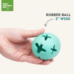 Only Natural Pet Natural Rubber Boredom Buster Treat Stuffer Dog Toys