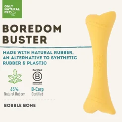 Only Natural Pet Natural Rubber Boredom Buster Treat Stuffer Dog Toys
