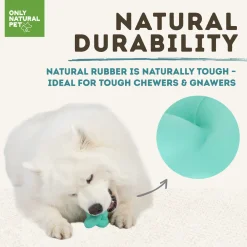 Only Natural Pet Natural Rubber Boredom Buster Treat Stuffer Dog Toys