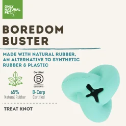 Only Natural Pet Natural Rubber Boredom Buster Treat Stuffer Dog Toys