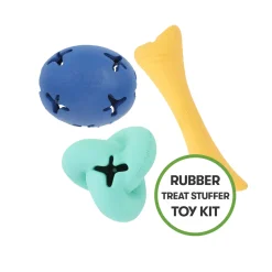 Only Natural Pet Natural Rubber Boredom Buster Treat Stuffer Dog Toys