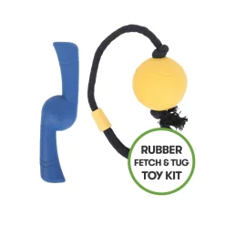 Only Natural Pet Natural Rubber Bond Building Fetch and Tug Dog Toys