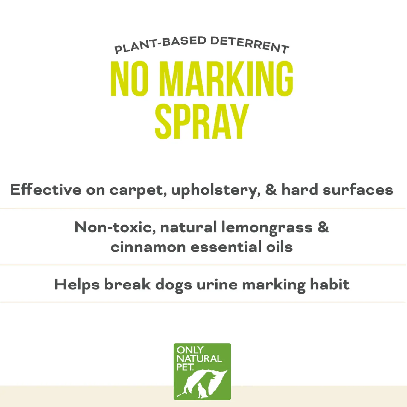 Only Natural Pet No Marking Spray for Dogs