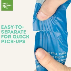 Only Natural Pet Post-Consumer Recycled Plastic Mint Scented Poop Bags for Dogs