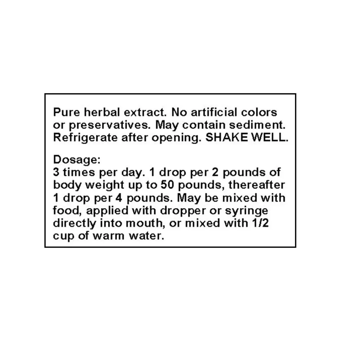Only Natural Pet Relaxi-Herb Herbal Formula