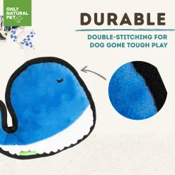 Only Natural Pet Sea Creatures Recycled Plush Dog Toys