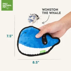 Only Natural Pet Sea Creatures Recycled Plush Dog Toys