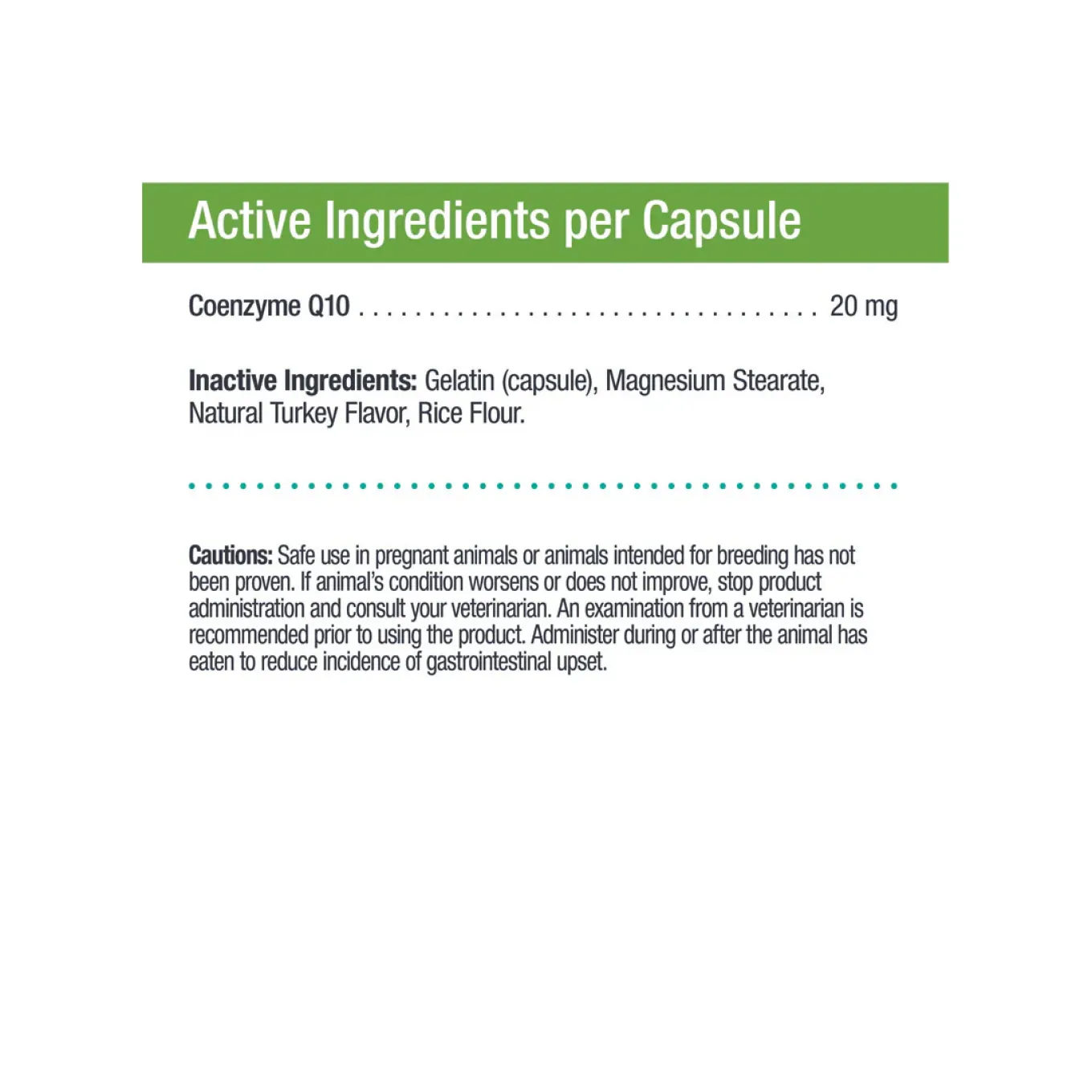 Only Natural Pet Ubiquinone CoQ10 Supplement for Dogs & Cats