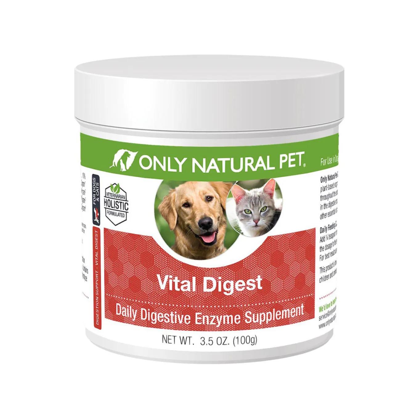 Only Natural Pet Vital Digest for Dogs & Cats