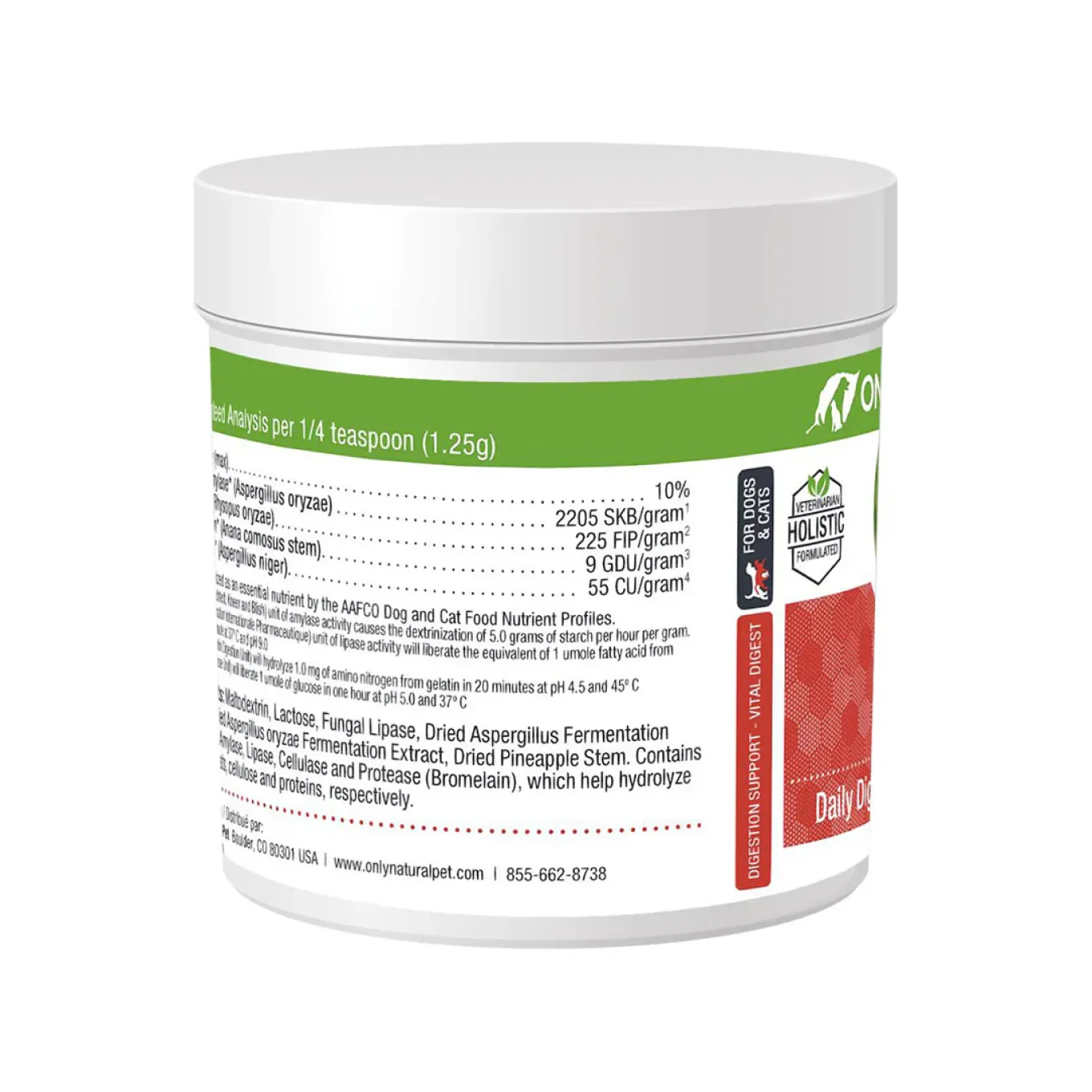 Only Natural Pet Vital Digest for Dogs & Cats
