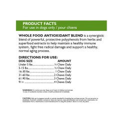Only Natural Pet Whole Food Blend Antioxidants for Dogs Soft Chews
