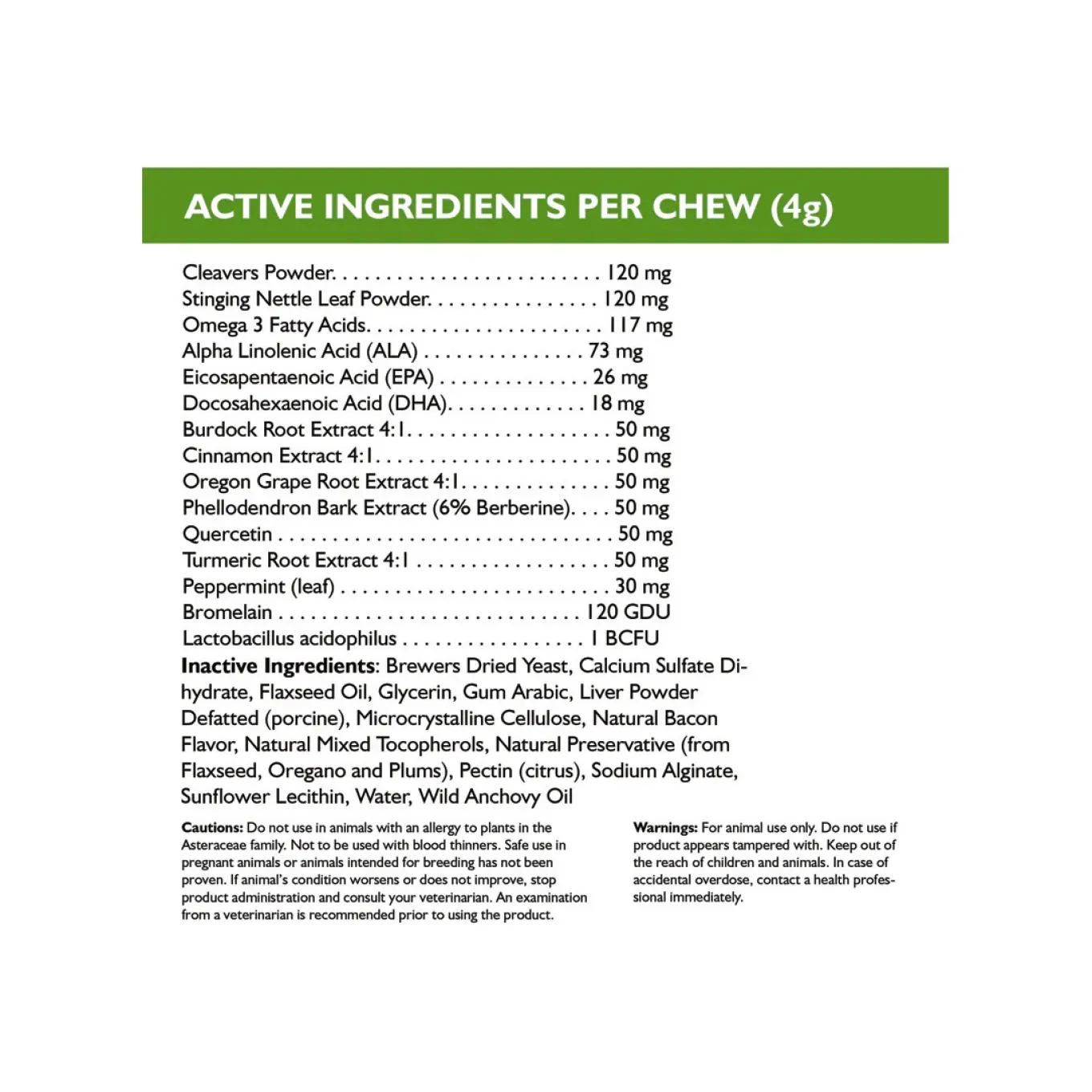 Only Natural Pet Aller Free Advanced Support Allergy Supplement for Dogs