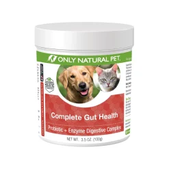 Only Natural Pet Complete Gut Health Complex Probiotics & Digestive Enzymes for Dogs & Cats