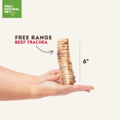 Only Natural Pet Free-Range Beef Trachea Chews For Dogs