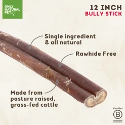 Only Natural Pet Free Range Bully Sticks for Dogs