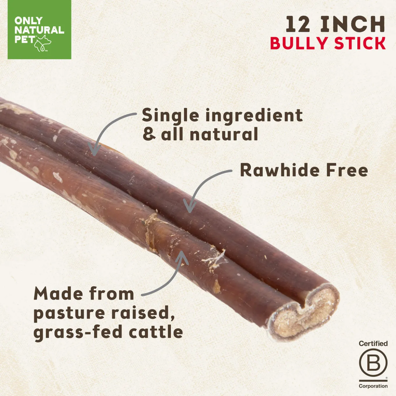 Only Natural Pet Free Range Bully Sticks for Dogs