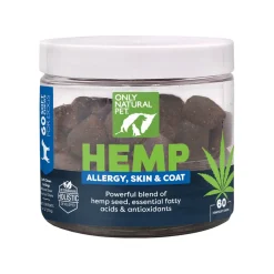 Only Natural Pet Hemp Allergy Skin & Coat Soft Chews for Dogs