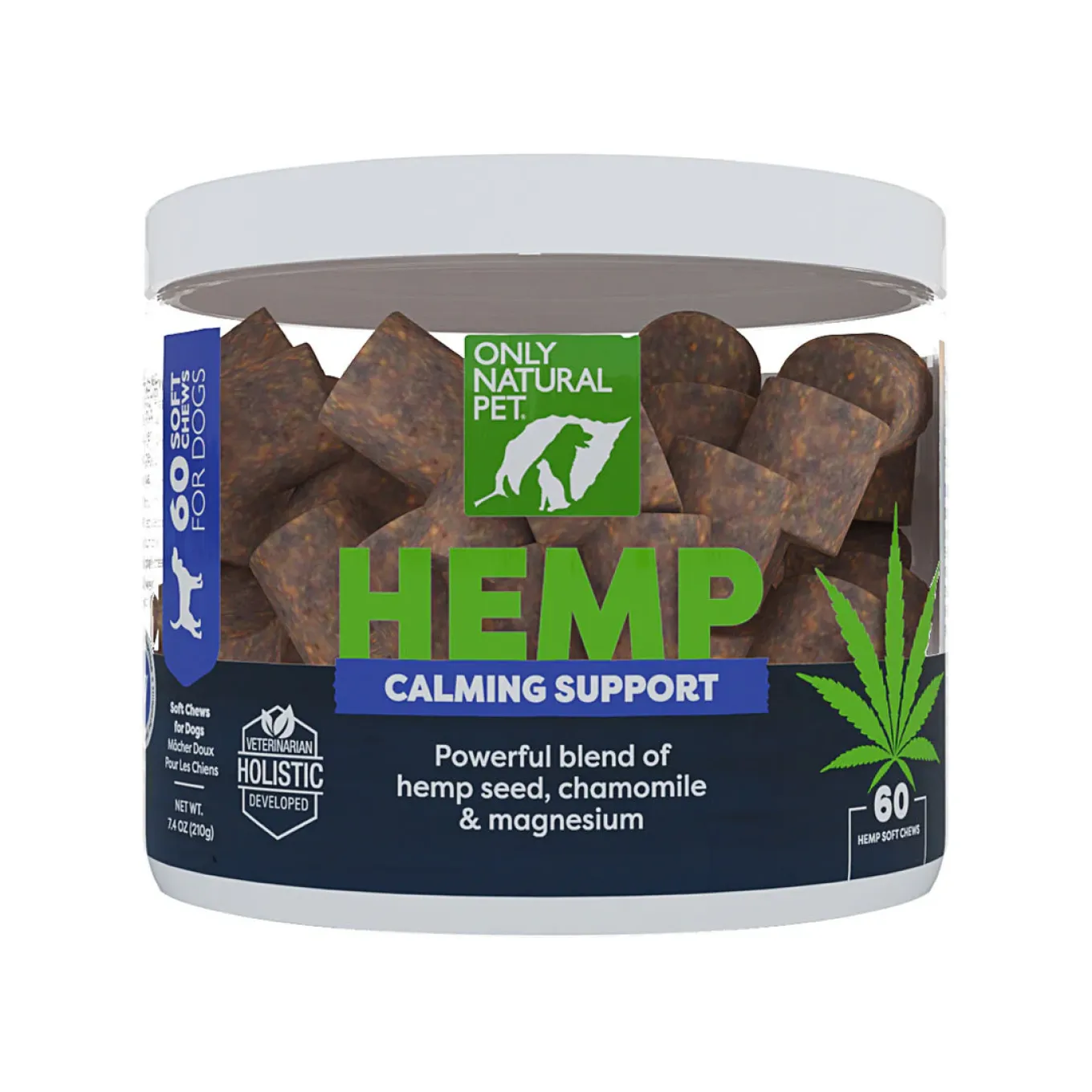 Only Natural Pet Hemp Calming Support Soft Chews for Dogs