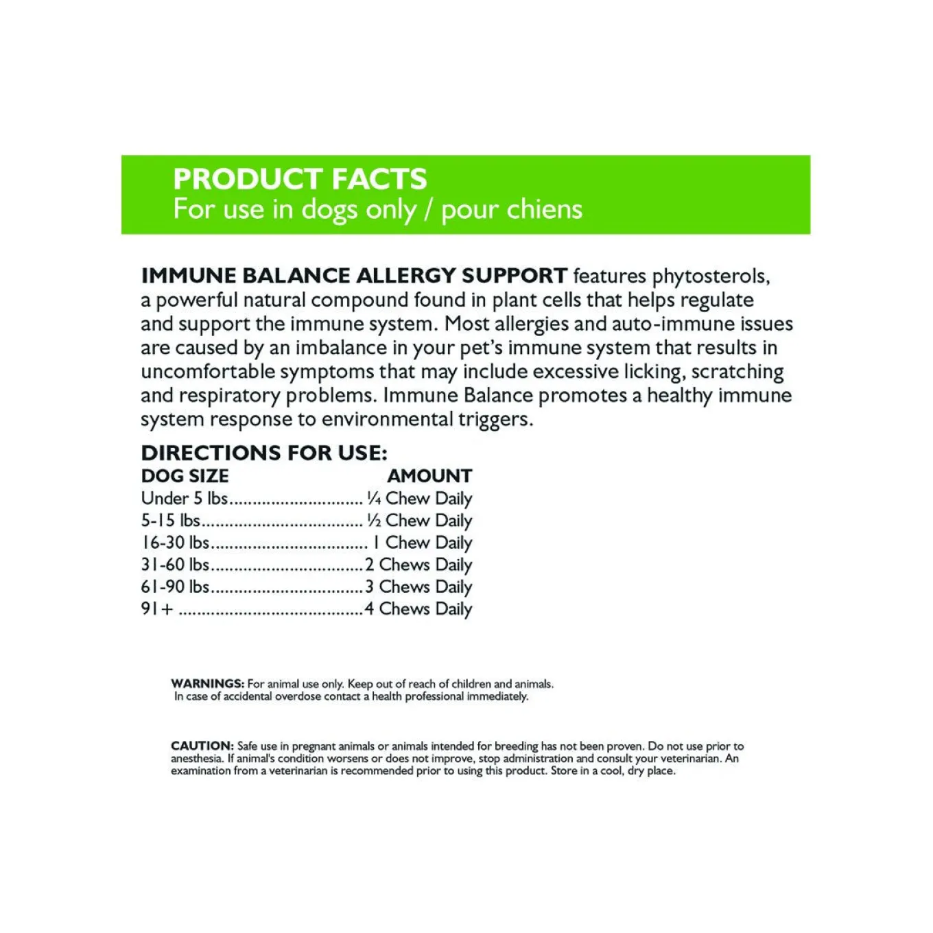 Only Natural Pet Immune Balance Allergy Support Soft Chews for Dogs