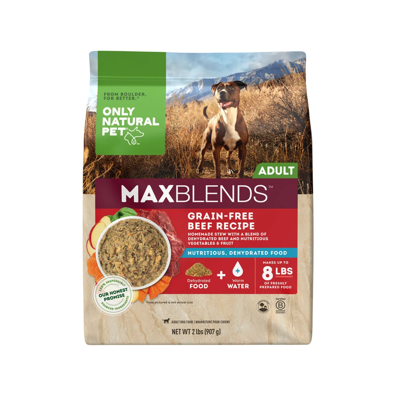 Only Natural Pet MaxBlends Grain-Free Dehydrated Dog Food