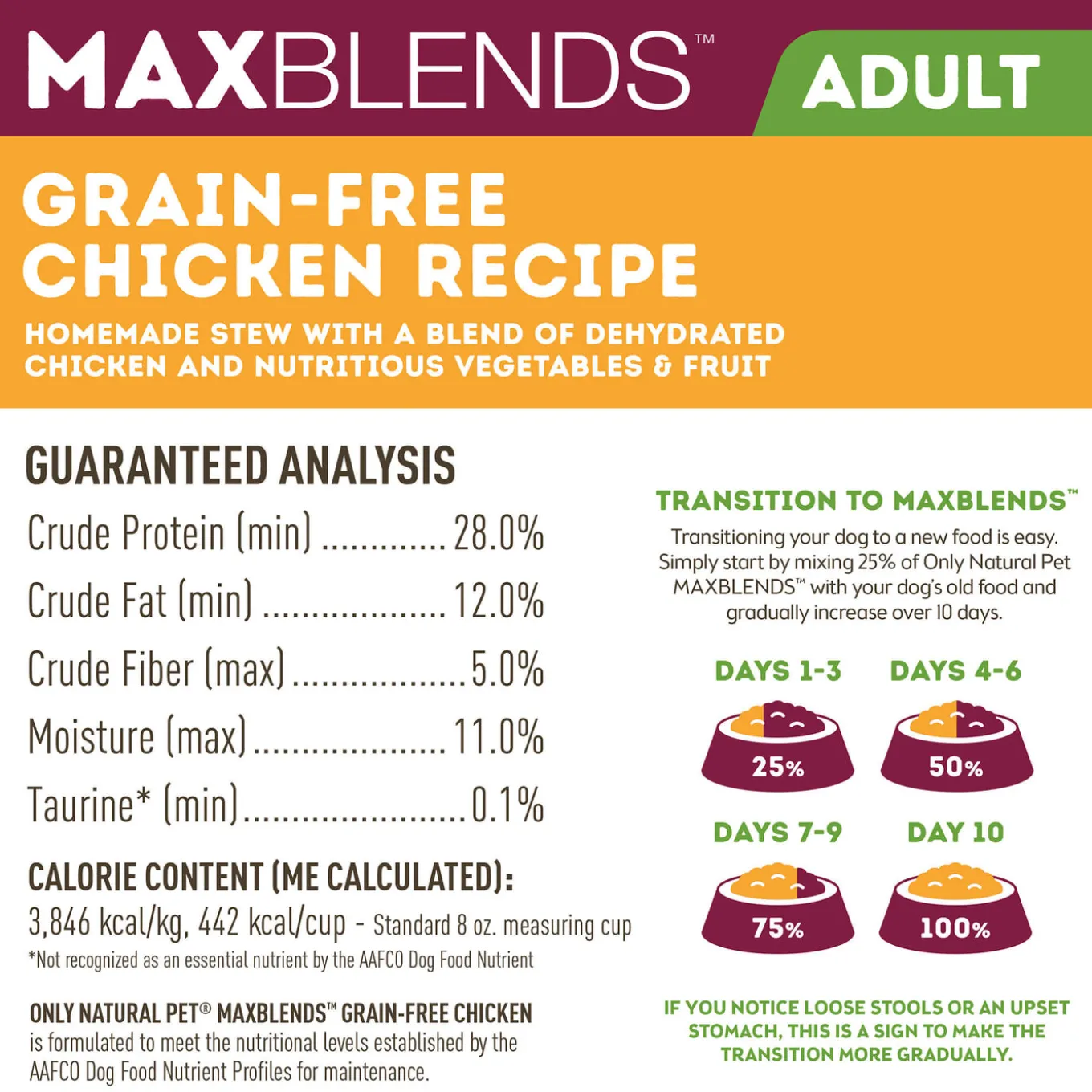 Only Natural Pet MaxBlends Grain-Free Dehydrated Dog Food