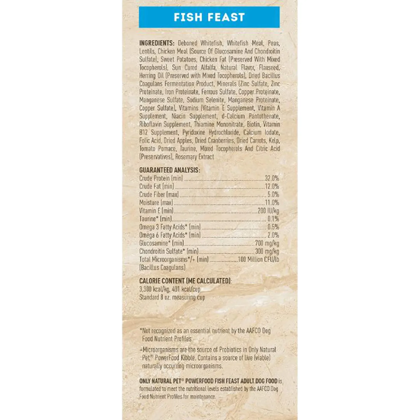 Only Natural Pet PowerFood Grain Free Dog Food
