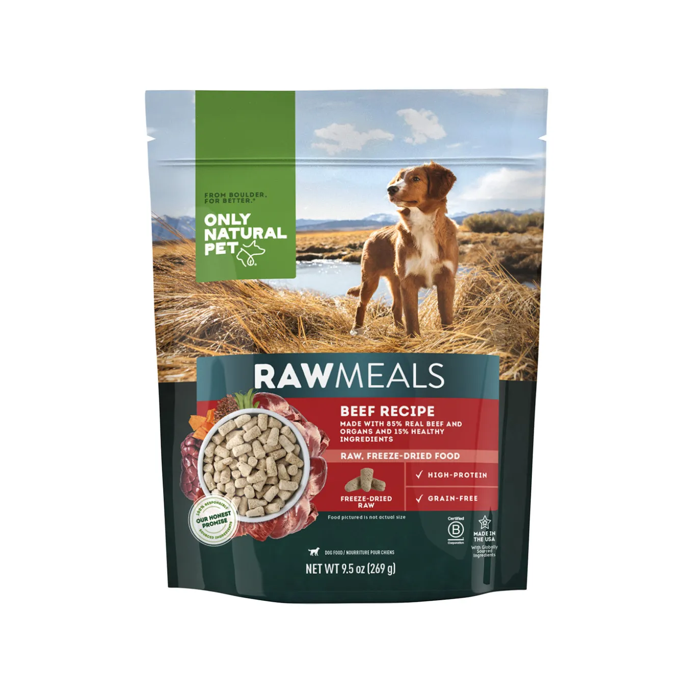 Only Natural Pet RawMeals Freeze Dried Dog Food