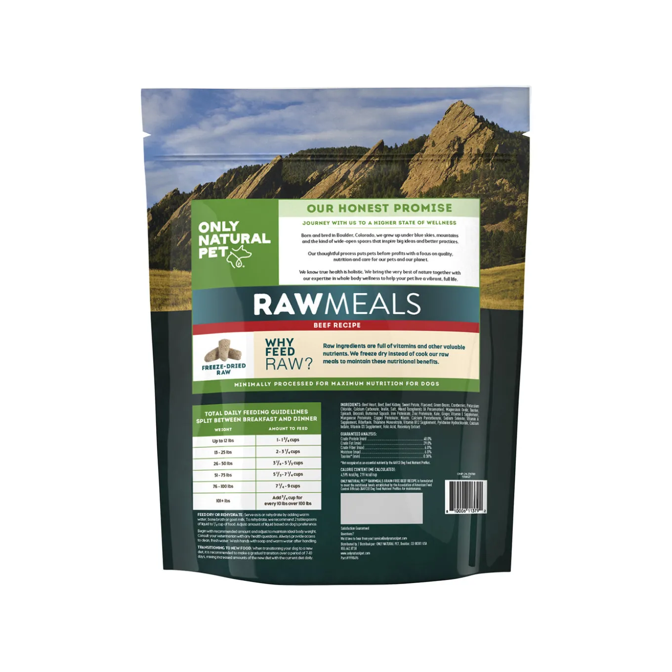 Only Natural Pet RawMeals Freeze Dried Dog Food