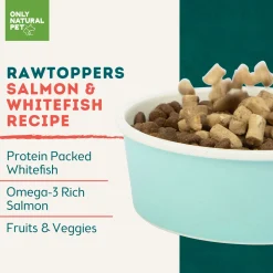 Only Natural Pet Raw Toppers Freeze-Dried Recipe Meal Topper for Dogs