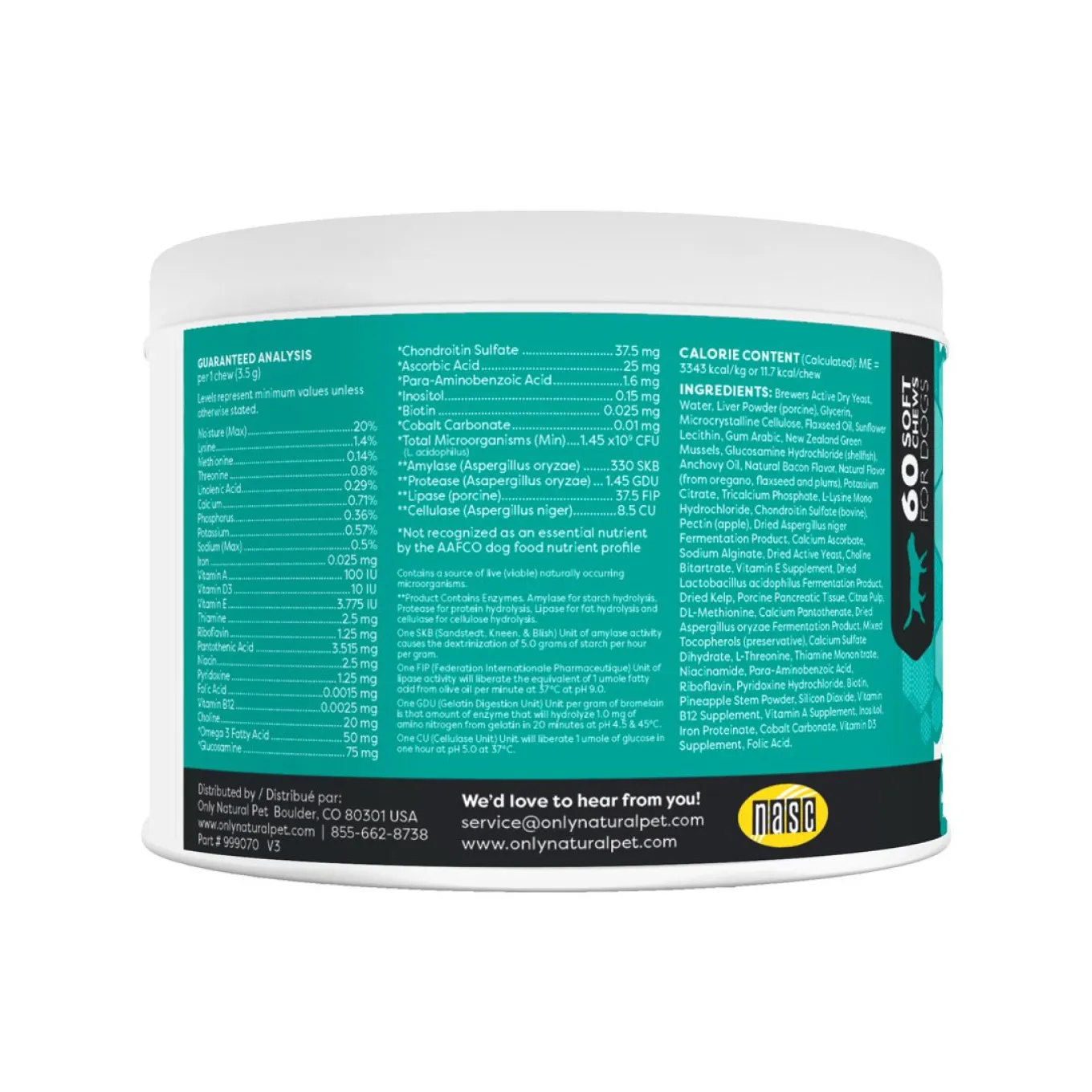 Only Natural Pet Ultimate Daily Canine Vitamins Soft Chews