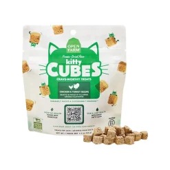Open Farm Freeze Dried Raw Kitty Cubes Cat Treats 1.5 oz