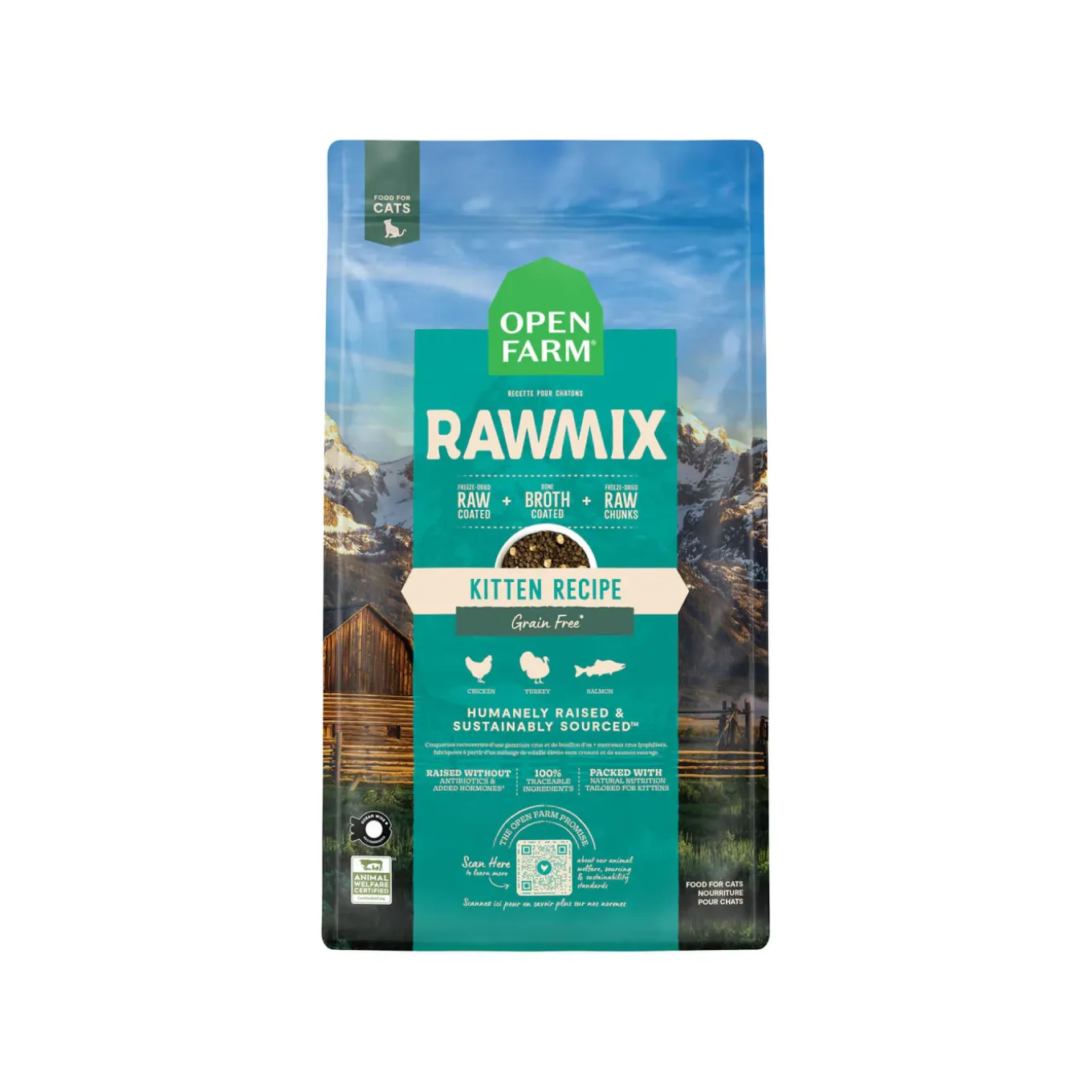 Open Farm Grain Free Rawmix Kitten Dry Food