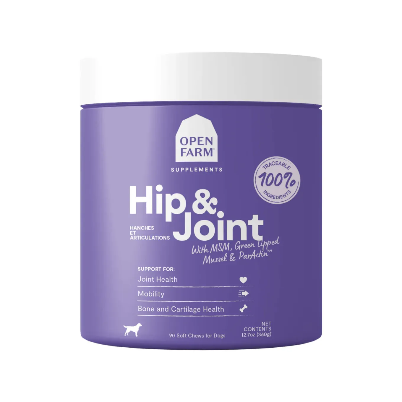 Open Farm Hip & Joint Soft Chews for Dogs