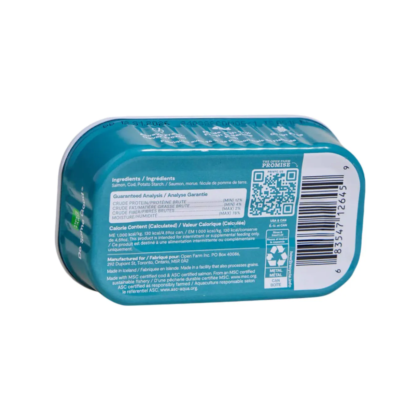 Open Farm Icelandic Grain Free Wet Topper for Dogs 4.59 oz (Case of 12)