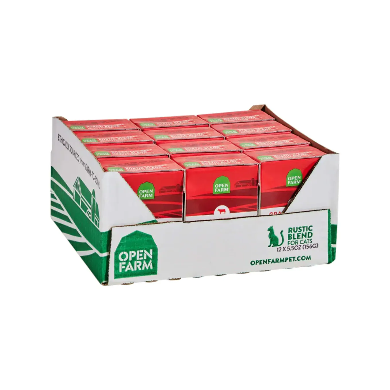 Open Farm Rustic Blend Grain Free Stew Wet Cat Food 5.5 oz (Case of 12)