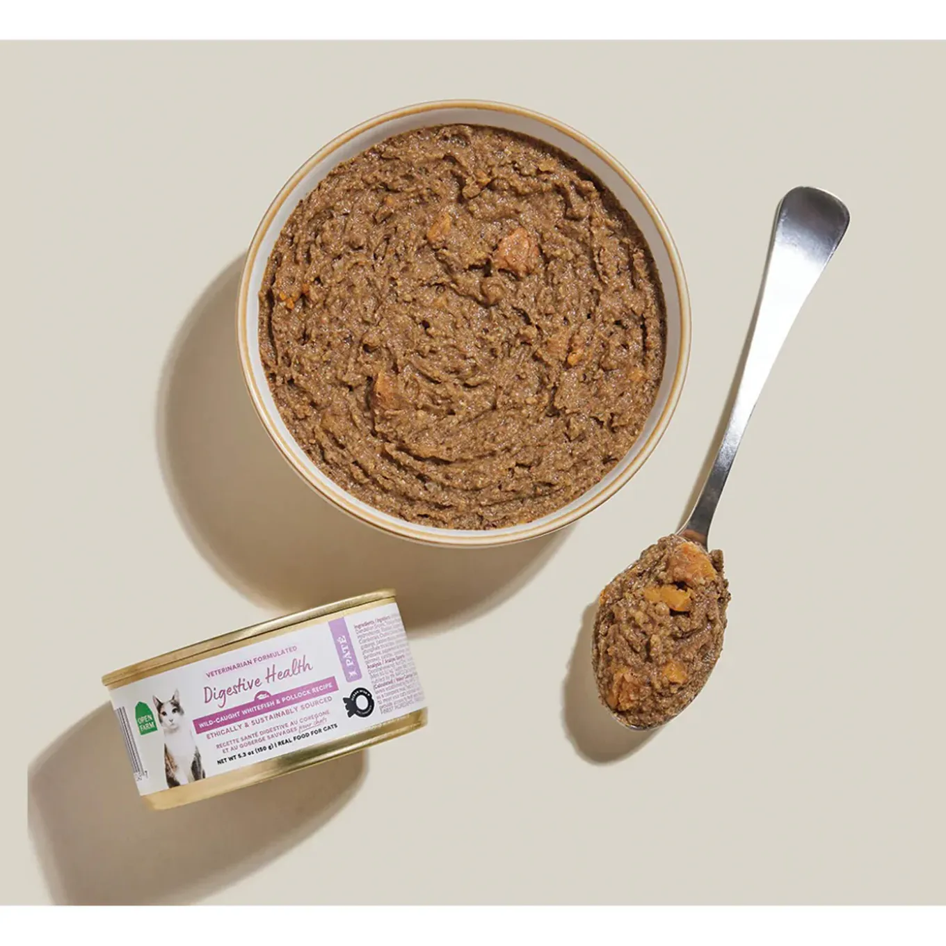 Open Farm Whitefish & Pollock Digestive Health Pate Cat Food