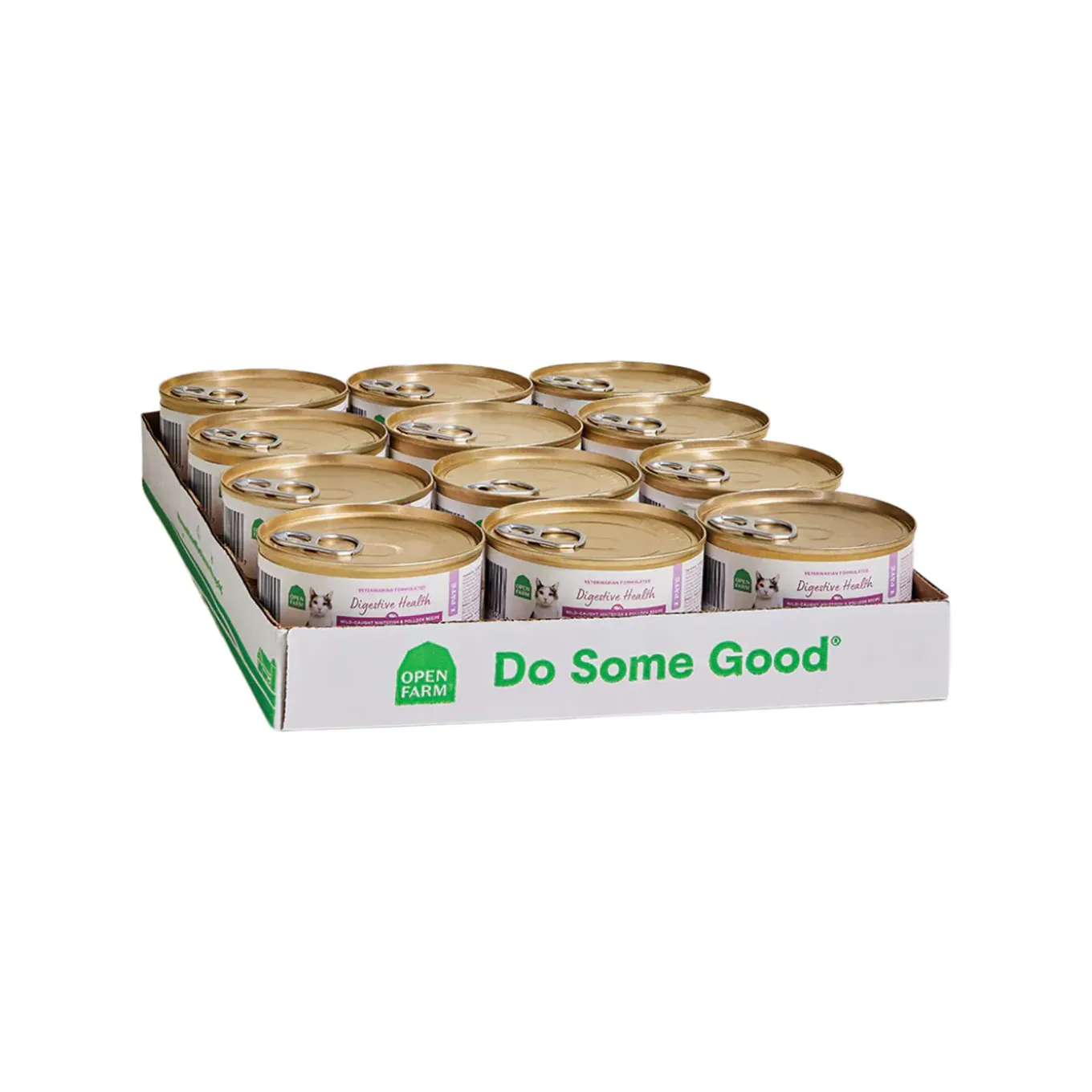 Open Farm Whitefish & Pollock Digestive Health Pate Cat Food