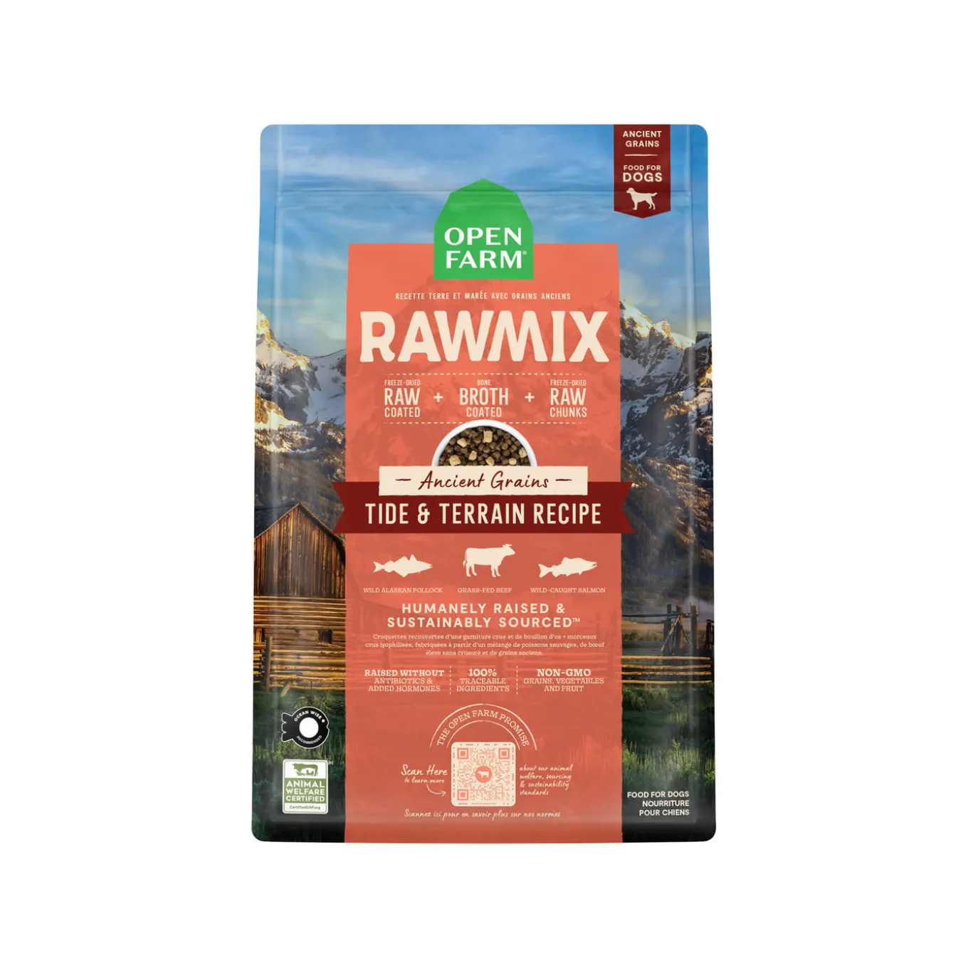 Open Farm Ancient Grains Rawmix Dry Dog Food