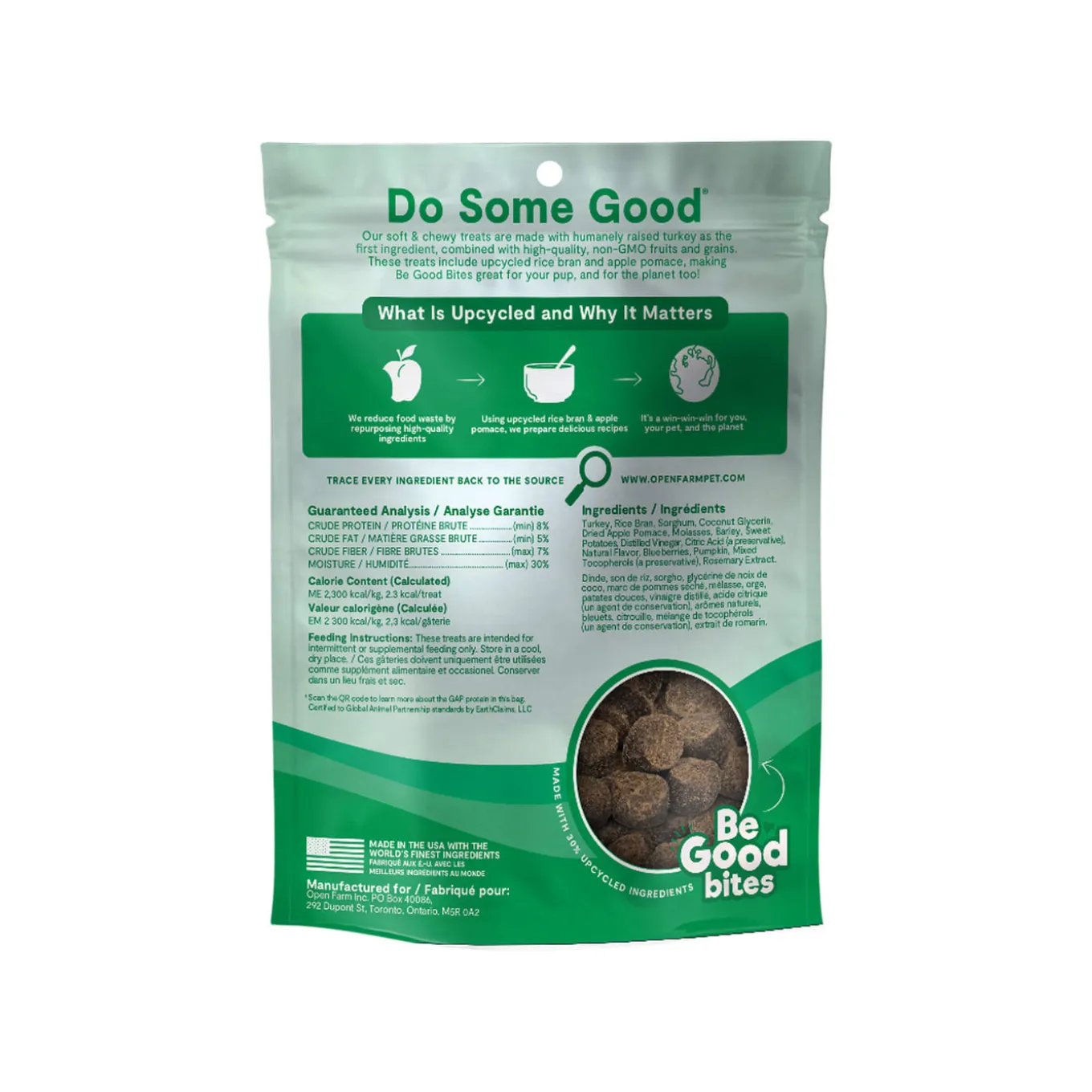 Open Farm Be Good Bites Dog Treats 6oz