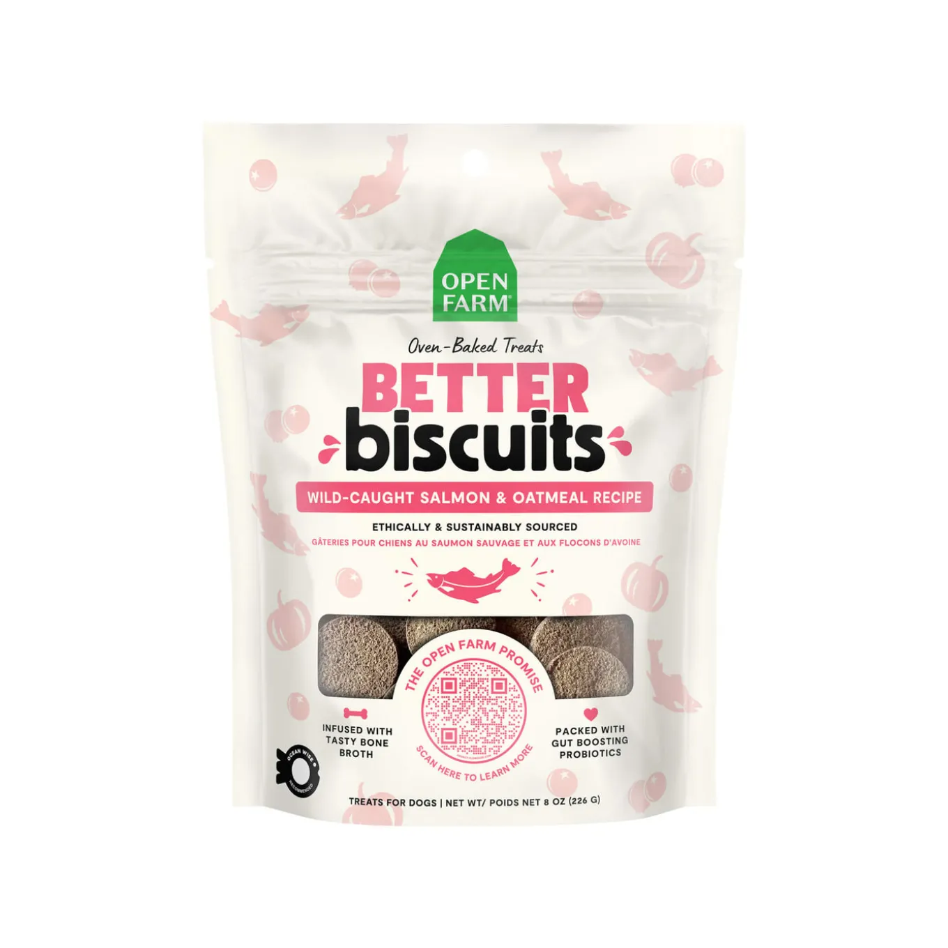 Open Farm Better Biscuits Dog Treats 8oz