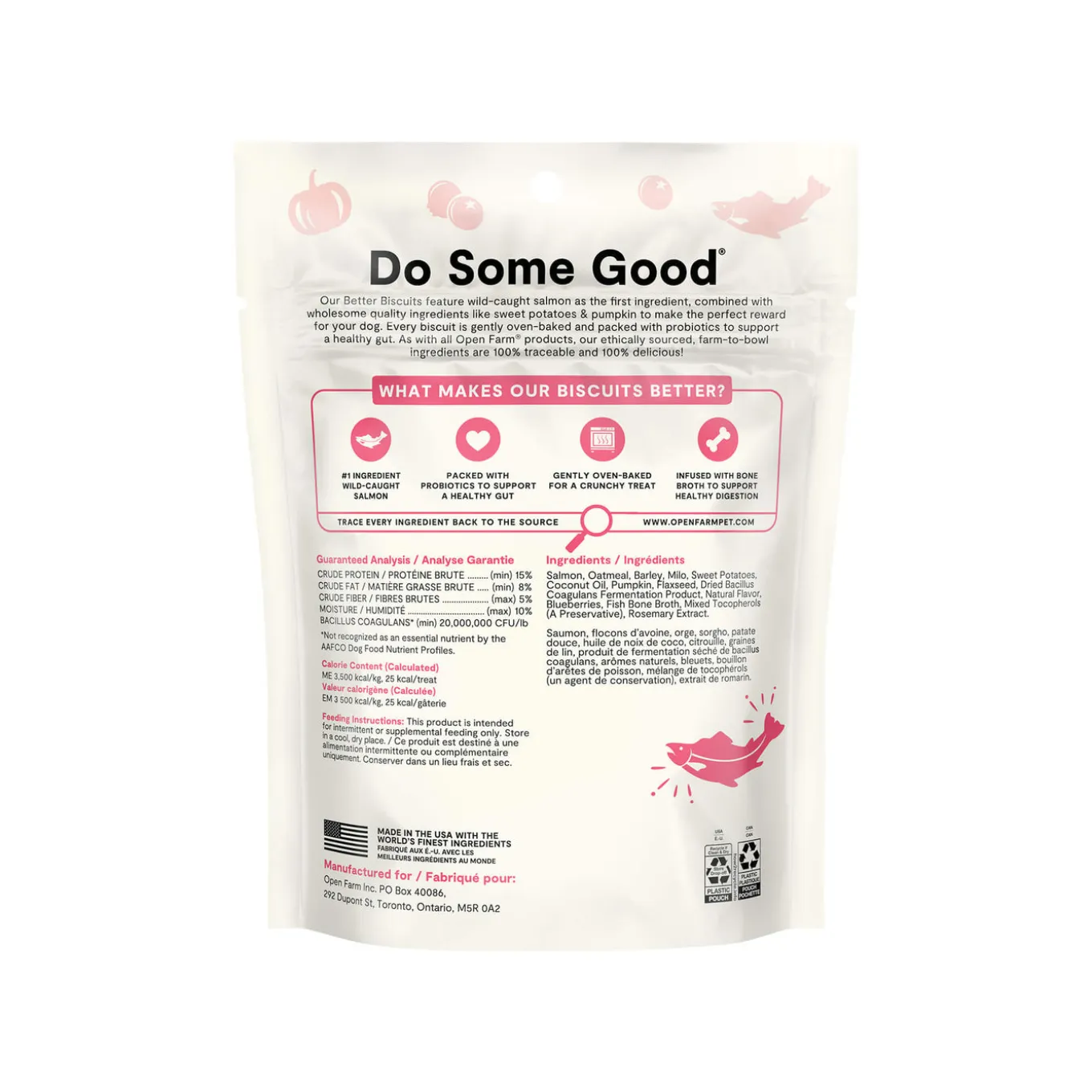 Open Farm Better Biscuits Dog Treats 8oz
